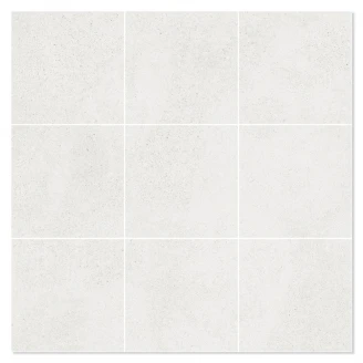 Mosaik Klinker <strong>Integra</strong>  Hvid Mat 30x30 (10x10) cm